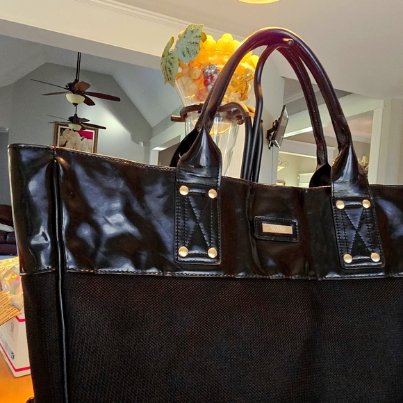 Versace Parfum Patent Leather and Mesh tote - Picture 3 of 14